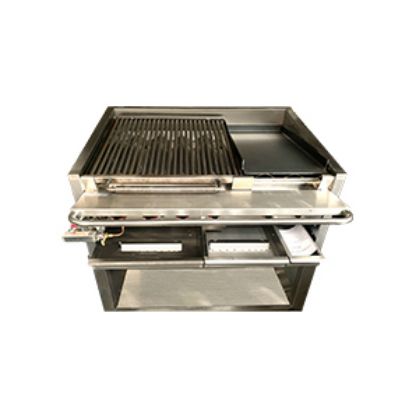 Picture of Fat Chef 36 Inches (9100mm)  Char Broiler with Griddle