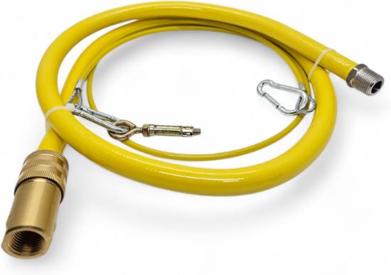Picture of Commercial Gas Hose with Quick Release Coupler & Safety Lanyard