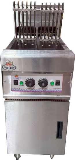 Picture of Fat Chef 2 Tanks 2 Basket Electric Chip Fryer 